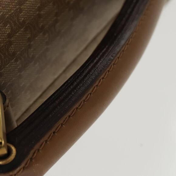 CELINE Attache Case Macadam Canvas Trunk Beige Gold - Picture 7 of 13